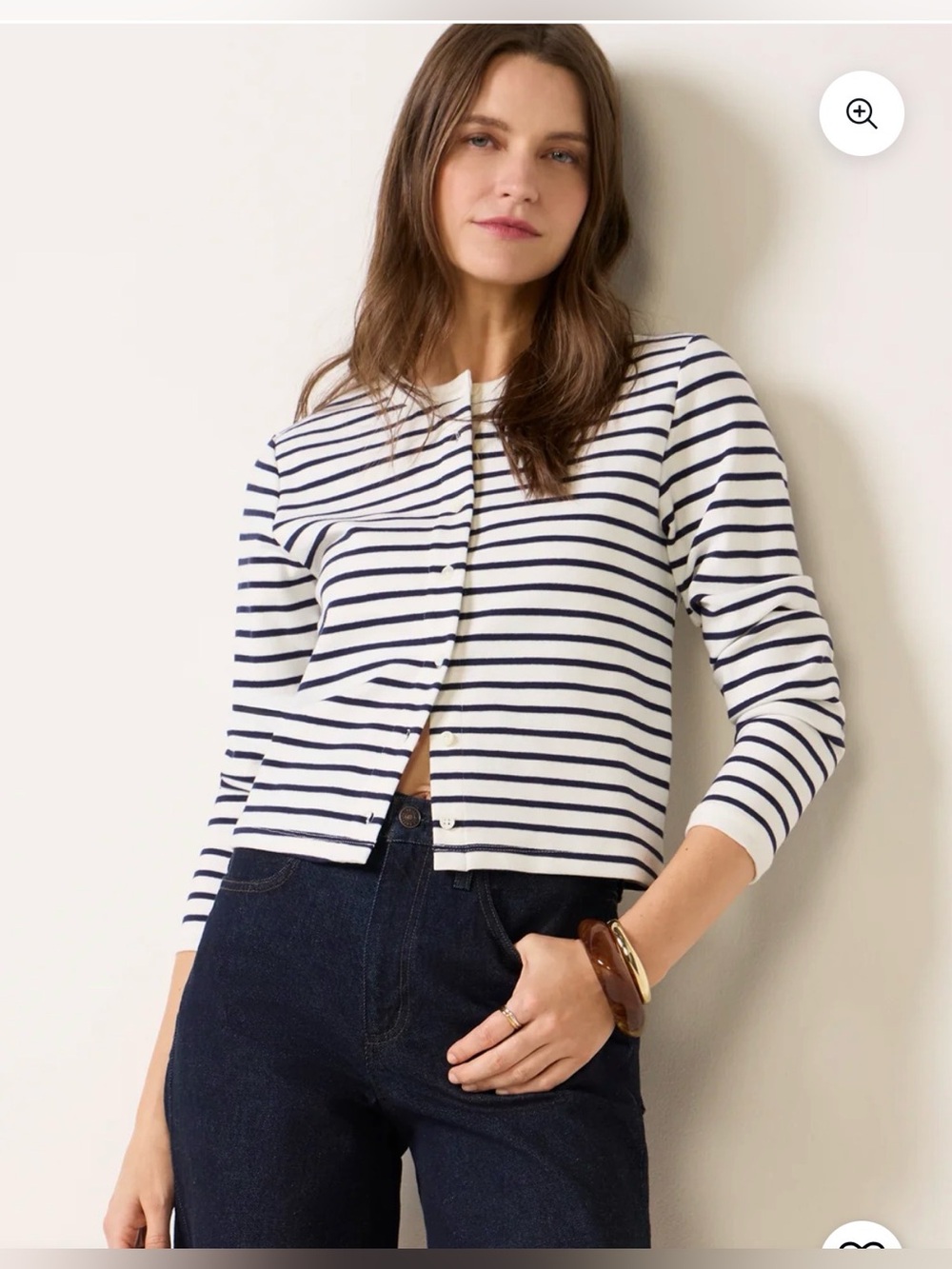 NWT • Alex Mill • Coco Sport Striped Cardigan • Sz Sm